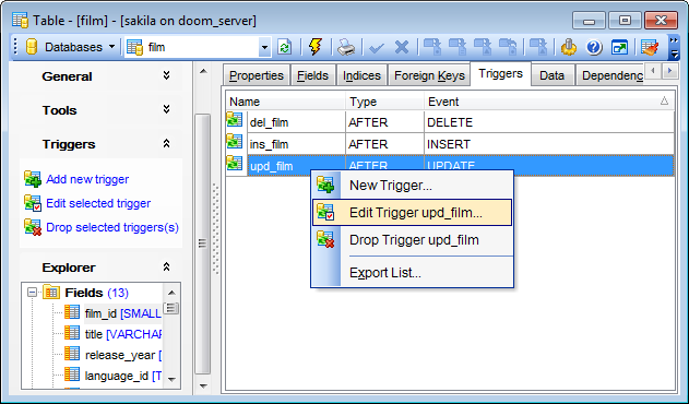 Online Documentation For Sql Manager For Mysql Sqlmanager